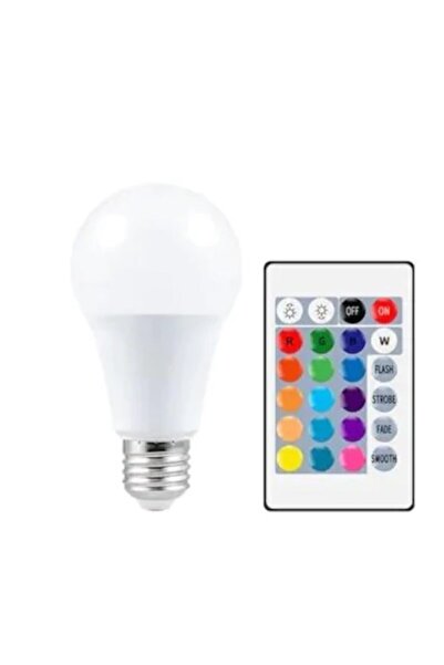 LED VİTRİNİ Rgb Kumandalı 10 W Renk Değiştiren Ampul