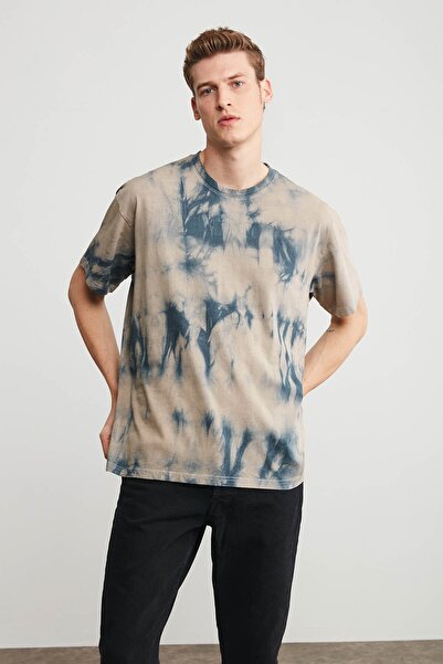 GRIMELANGE T-Shirt - Beige - Relaxed Fit
