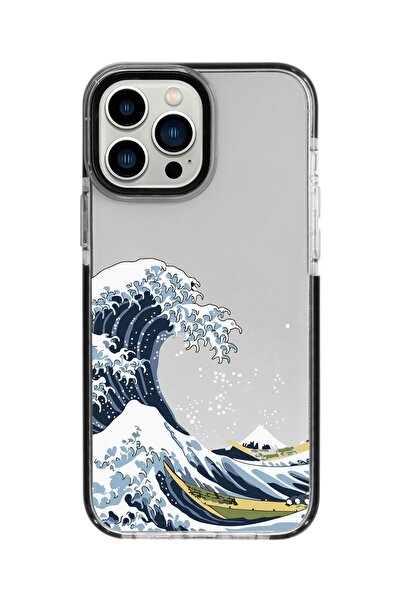 shoptocase Iphone 13 Pro Kenar Korumalı Anti Shock Kaganawa Desenli Telefon K...