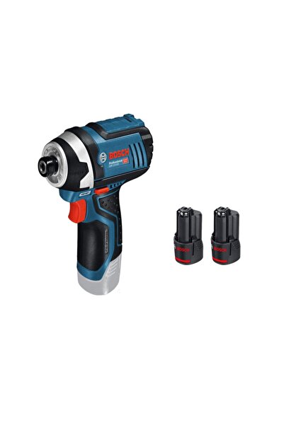 Bosch Gdr 12v-105 Profesyonel 12 Volt 2 Ah Çift Akülü Darbeli Somun Sıkma Mak...