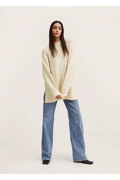 MANGO Woman Wide Cut Knitted Sweater