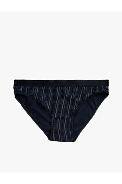 Koton Chiloți de damă, albastru bleumarin, bumbac cu buline