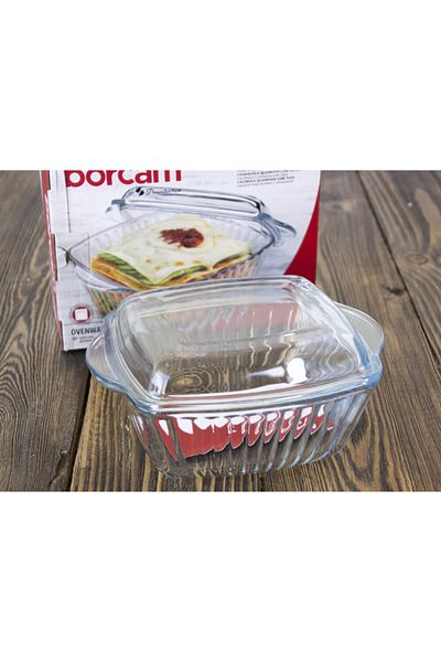 Paşabahçe 59039 Square Pyrex Storage Container Pot