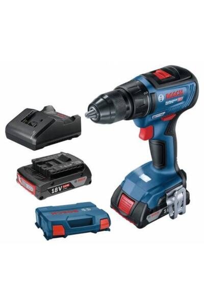 Bosch Gsr18v-50 Akülü Delme Vidalama 18v 2amp+5amp Çift Akü