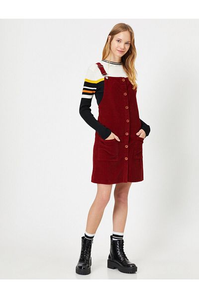 Koton Velvet Dress
