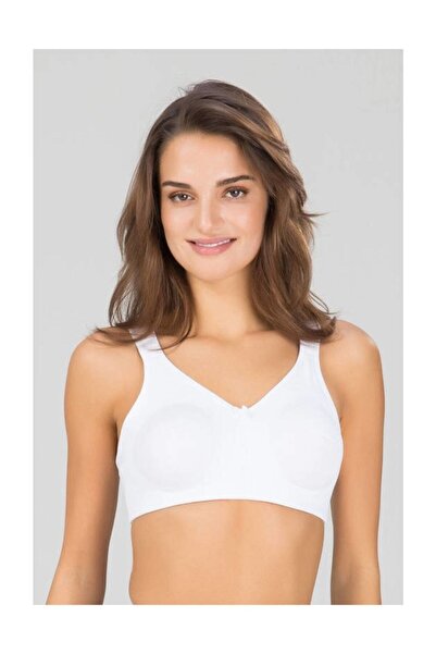 Kom Жіночий білий бездротовий бюстгальтер-сумочка