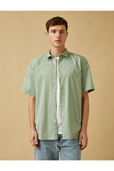 Koton Βασικό κοντομάνικο πουκάμισο