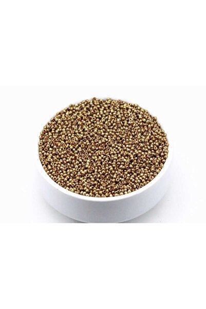 yfhobi 50 gram - Küçük Boy Kum Boncuğu, 1.5 Mm, Takı Yapım Boncuğu, Parlak Al...