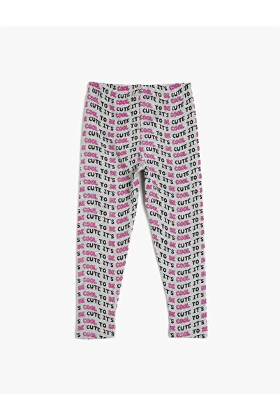 Koton Šedé dívčí punčocháče