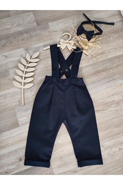 Feriatolye سالوبيت أزرق كحلي سالوبيت بيبي بوي بنطلون سالوبيت