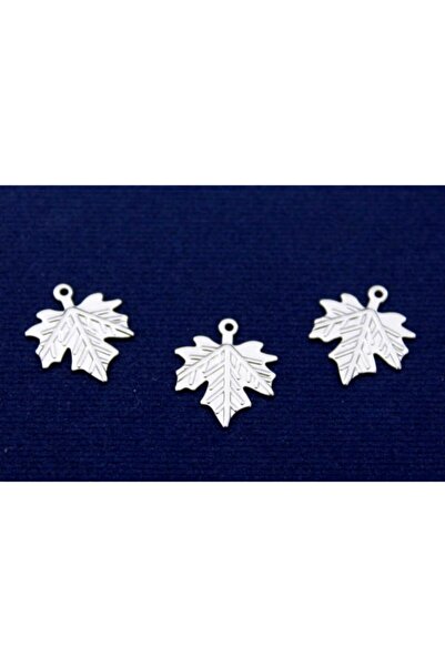 yfhobi 5 Adet- 15x17 Mm Çınar Yağrağı Desenli Pul, Takı Malzemesi, Metal Pul,...
