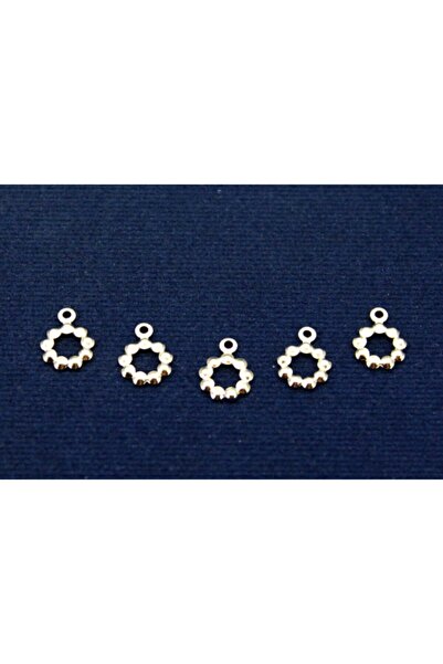 yfhobi 15 Adet- 8 Mm Yuvarlak Desenli Pul, Takı Malzemesi, Metal Pul, Nikel K...