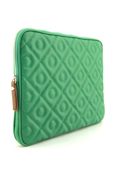 ATABEY ÇANTA Atabey Macbook Air Pro 13 & 13,3 Inç Laptop Kılıfı Kapitone Yeşil