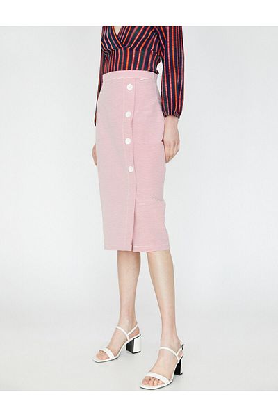Koton Women's Striped Skirt