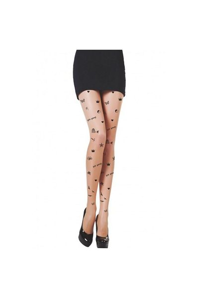 Daymod Punk Patterned Pantyhose