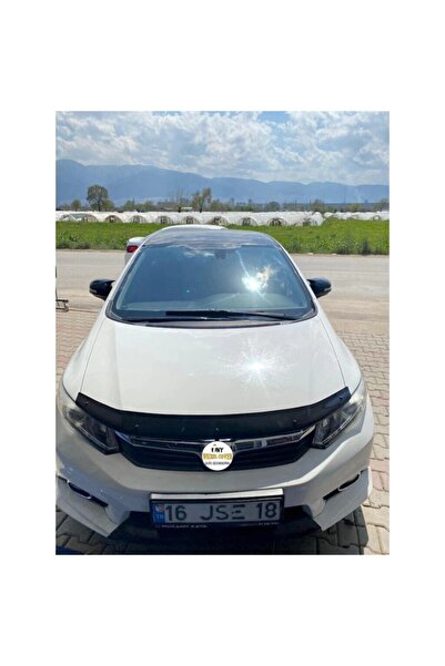 HYM TUNİNG Honda Civic Fb7 Yarasa Ayna Kapağı, Parlak Siyah, Abs Plastik