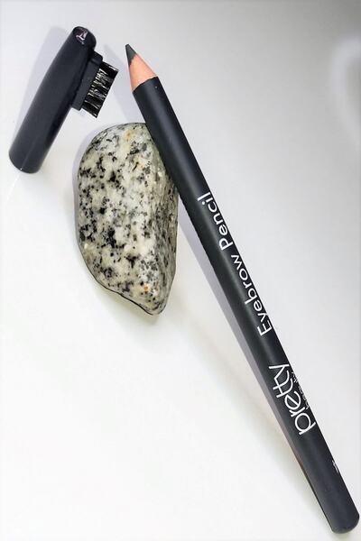 Pretty Beauty قلم حواجب (رقم: 204 رمادي غامق)