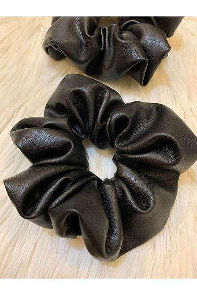 Donna Liberta Leather Buckle Girl Child Handmade Soft Cotton Leather Bagel Hair Clip Buckle030