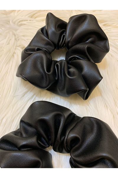 Donna Liberta Leather Buckle Girl Child Handmade Soft Cotton Leather Bagel Hair Clip Buckle030