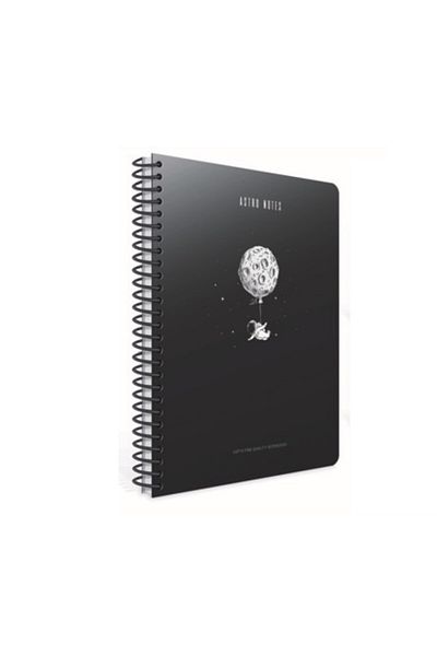 Gıpta Astro Notes A4 100 Sheets Lined Spiral Cardboard Cover Notebook (5414)