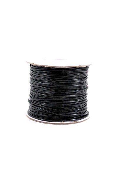 yfhobi 20 Metre 1 Mm Kore Ipi Kolye Bileklik, Takı Ipi Parlak Siyah Renk