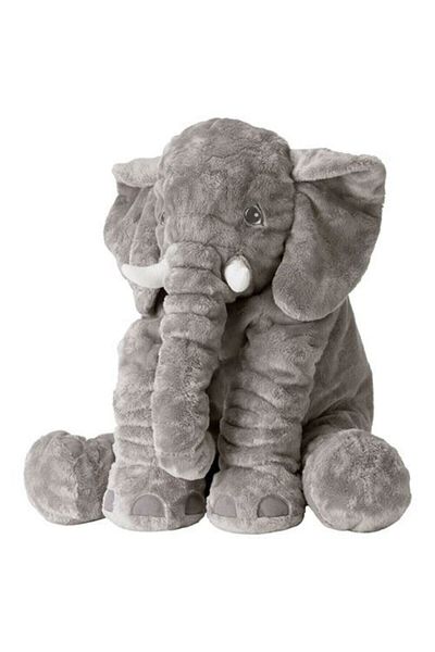 IKEA Soft Plush Toy Meridyendukkan 60 Cm Gray Elephant Children's Toy