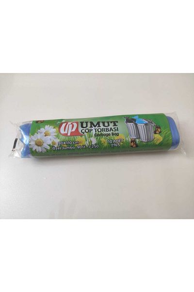 firdevsi hobi Umut Special Jumbo Size Garbage Bag - J250 -80x110-90 Lt--1 Roll X 10 Pieces