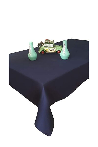 Ekselans Home Navy Blue Care Free Stain Resistant Duck Fabric Living Room Kit...