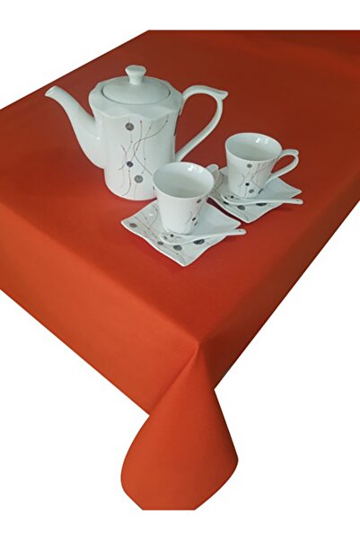 Ekselans Home Orange Care Free Stain Resistant Duck Fabric Living Room Kitche...