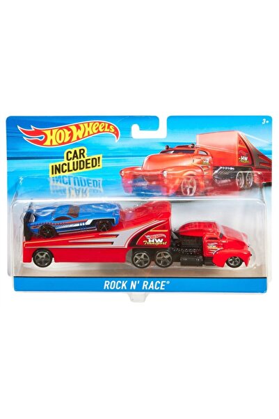 HOT WHEELS Taşıyıcı Tırlar Rock N' Race Bdw59 Hotwheels Taşıyıcı Tır Ve Araba