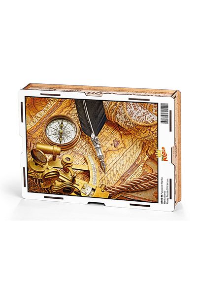 King Of Puzzle Compass And Map Wooden Puzzle 1000 Pieces