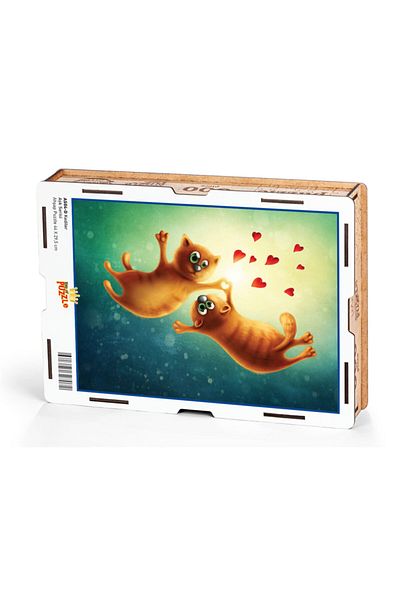 King Of Puzzle Cats Wooden Puzzle 500 Pieces (as04-d)