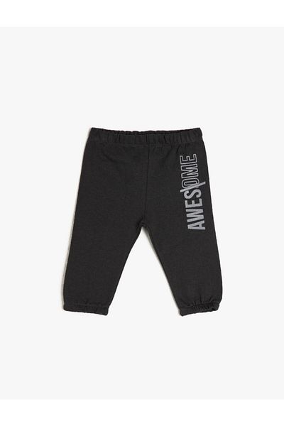 Koton 100% Cotton Printed Tracksuit Bottoms