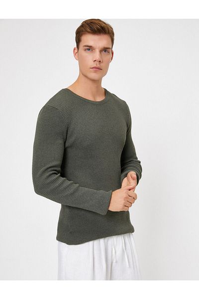 Koton Knitwear Sweater - Crew Neck Design