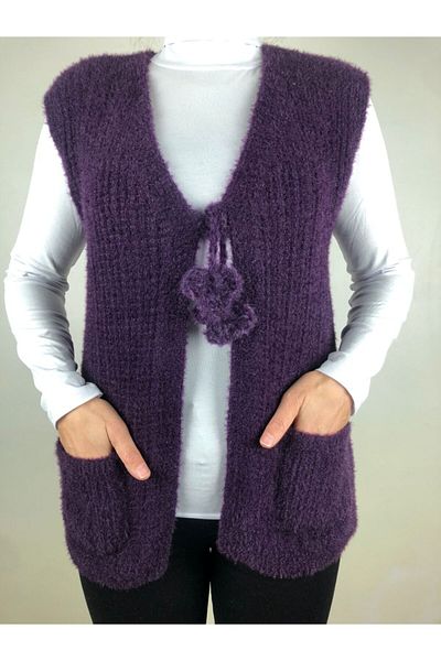 Elif Purple Melted Young Vest