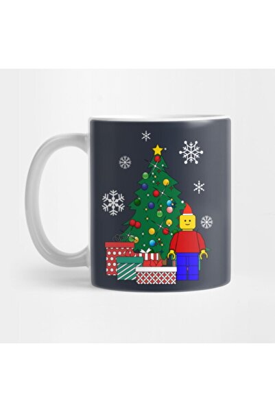 Pixxa Lego Man Around The Christmas Tree Kupa Bardak