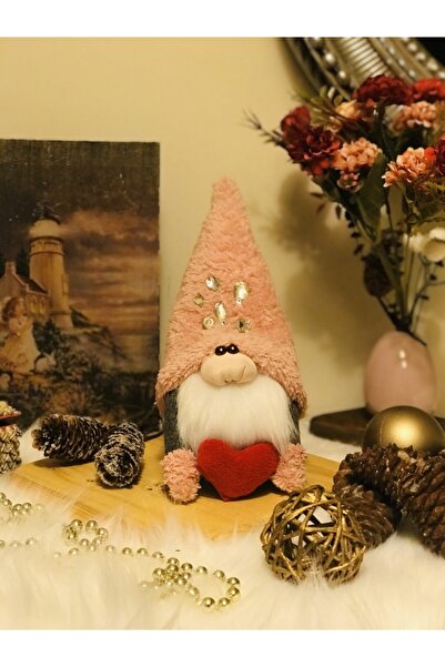 Sevgililer Günü Kalpli Gnome Hediyelik Şans Cücesi