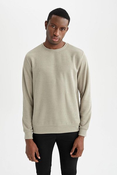DeFacto Φούτερ με μοντέρνο Fit Crew Neck