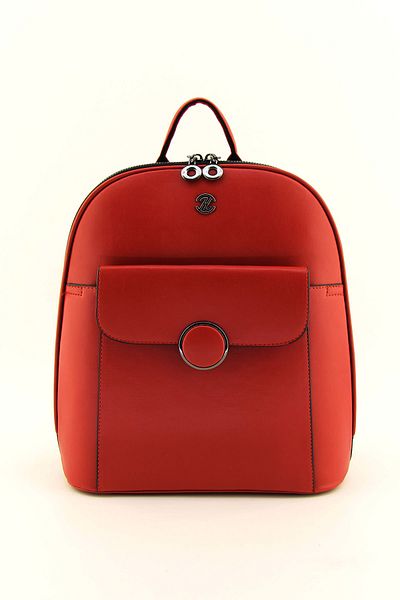 HNB Red Molded Multi-Pocket Women's Backpack