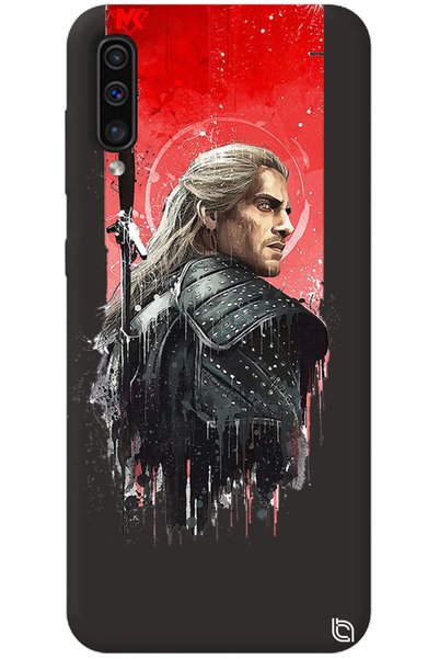 WANNA PROTECT Silicone Phone Case for Samsung Galaxy A70 Black Color the Witc...