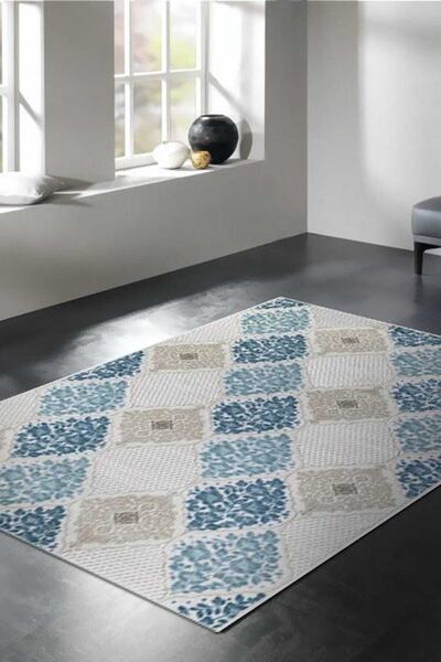 Koyunlu Halı Koyunlu Hali Alisya As101 Mavi-120x180