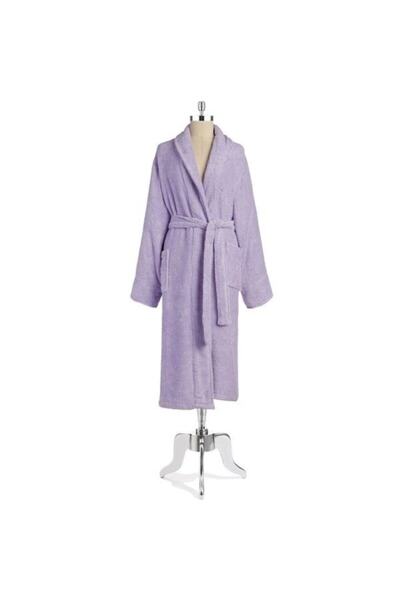 HIZSOY TEKSTİL Λιλά Πετσέτα Μπουρνούζι