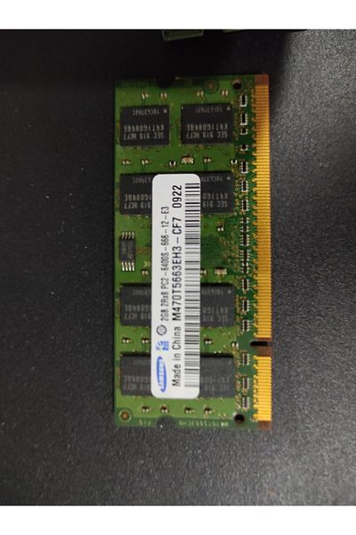 değirmenci كمبيوتر محمول DDR2 بذاكرة وصول عشوائي 2 جيجابايت - 2RX8 PC2-6400S-666-12-E3