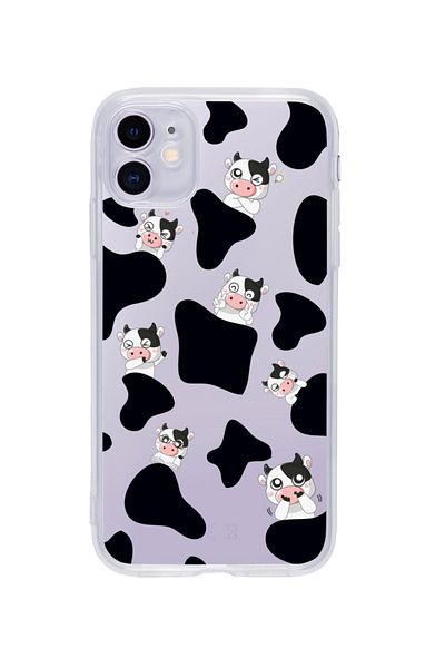 butikcase آيفون 11 بقرة لطيفة هاتف شفاف 1