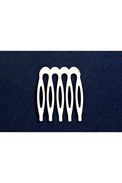 yfhobi 1 Adet- 37x30 Mm 5 Diş Metal Tarak Toka, Nikel Kaplama