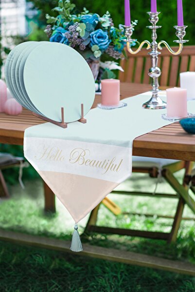 Realhomes Hello Beatiful Дизайнерський трикутний бігунок з бахромою 1 шт. та ...