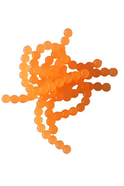 TİONE Levrek Yemi Karides Kokulu Balık Yumurtası Renat 6 Mm 91 Adet Silikon Yem