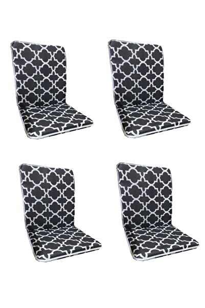 Vip Home Concept Market Ürünleri Pernă pentru scaun cu spătar elastic și burete cu fermoar 4 buc