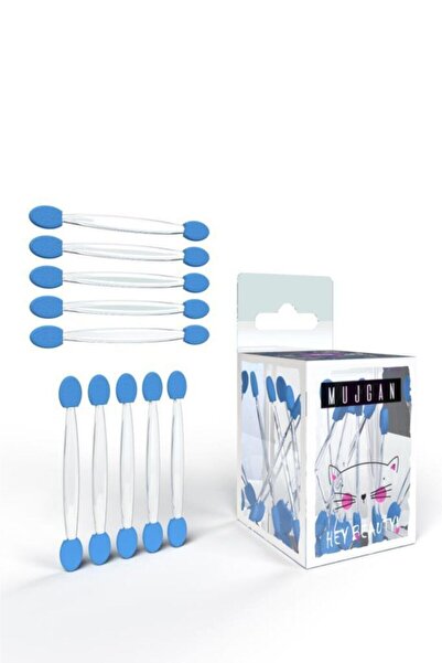MUJGAN Perie pentru fard de pleoape 10 buc Albastru 5 cm