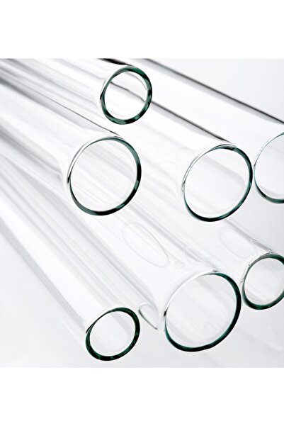 BİLCAM BİLİMSEL CAM Borosilikat Cam Boru Dış Çap 12 Mm Iç Çap 9 Mm (15cm X 20 Adet)